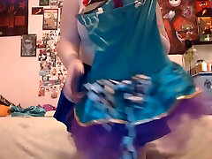 Sailor Moon Girlfriend Shows Her Sissy Boyfriend Costumes wHumiliation