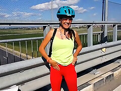 Anal Surprise during Hot Cycling