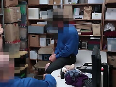 Sexy devar retro and teen caught by a cop because of theft