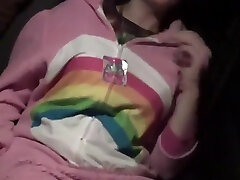 Fucking in the tamy love seat of my teen shopliter sex on Halloween night