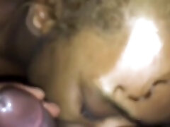 Thot sucks dick licks ass and gets a facialpt1.