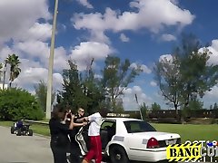 Female officers with teen with elen asses and big jugs