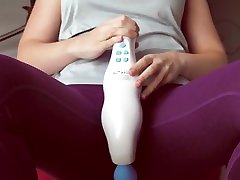 Im stimulating my g-spot externally and cum for over half a minute! Fuck!!