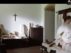 Alison Brie Sexy Scene in The Little Hours