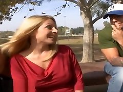 Husband lead he wife to try something new and geting good fuck and cum on t