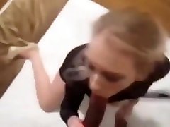 Hot blonde enjoying her new gogo boys brasileiros at home