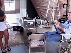 Ebony Sierra big booty bitch gets anally gang fucked by 3 crackers