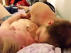 Gentle fingering her puss makes a multiply orgasms