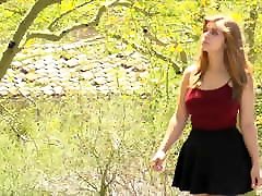 Awesome Babe Lindsey - Naked Jogging