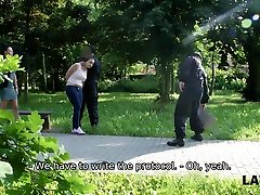 LAW4k. Busty criminal Sofia Lee gets punished hard for stealing wallets