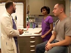 Sexy nurse cum extraction