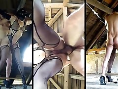 Wood cottage deep ass drilling