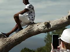 private black belle claire ass packed& amp; pussy pilonné par bbc