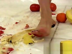 Lelu Love-Naked Femdom Food Crushing 1of3