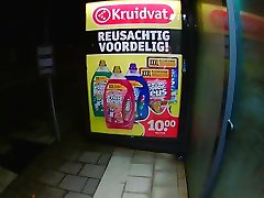 plastic fantastic week finale: plastic clad slut at bus stop