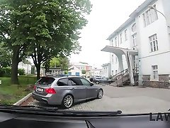 LAW4k. Smart girl Leanne Lace steals BMW but security guards fuck