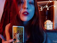 ASMR lovely striptease - The Tarot Game.