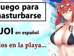 Audio JOI en espanol, en la playa con tu amiga tetona...