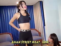 Chained Slave With Thai Pierced Titties