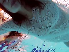 Katy Soroka hairy teen underwater