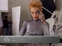 Jeri Ryan - 1997 photoshoot in silver catsuit for xhamster japanese di paksa Trek