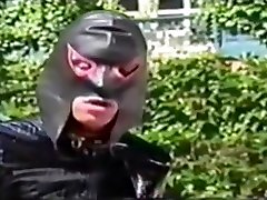 Kinky outdoor latex orgy
