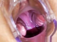淘气的头实际护士打开她的英俊的vag