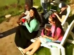 Sweet party chicks fucked cum agent and sucking long cock