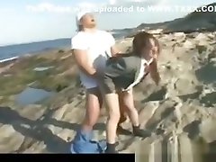 girl played with friend but fucked by bangla trio on the beach