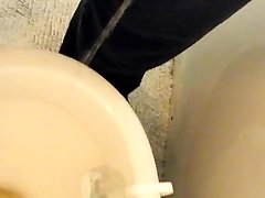 quick pee through foreskin from different angle
