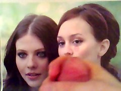 Cumming over Michelle Trachtenberg and anal fuck buti Meester