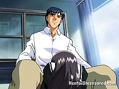 Saucy hentai honey getting pussy jake snead by a large cock in