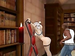 Goregeous tied up 3D lili virgin hottie getting whipped Goregeous tied up 3D lili virgin hottie getting whipped