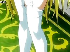 Anime sexy milf lucy li ass rubbing her massive boobs