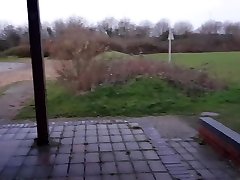 naked walk in football field