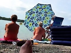 Nudist Opa am Strand - 2