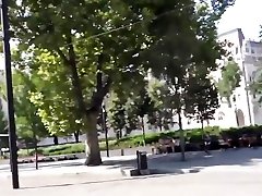 Skinny Russian girl seduced by a pickup truck and already gets fucked ...