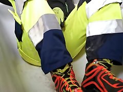 preview: pouring lexie belle domination water over my work clothes in bath