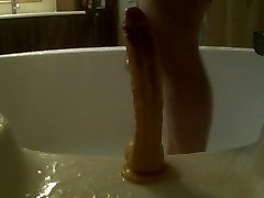 shower dildo-ing ass