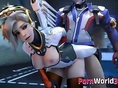 Mercy from Overwatch Hard Fucked