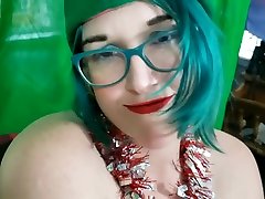 Merry Christmas from naughty elf GanjaGoddess69 in Seattle! Granny panties