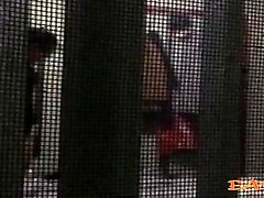 sister window peeping changing