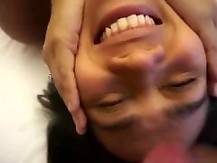 Malibog isexy slut com on a Leash Taking a Cum Facial