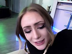 POVLife - Inked Curvy Teen Trades Sex For A Free Room