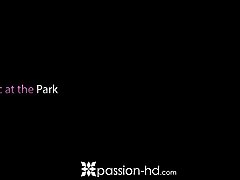 PASSION-HD Romantic Picnic In The Backyard Drains Big Balls