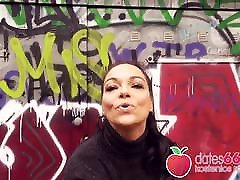 Naughty outdoor fuck with MILF Dirty Priscilla! black dick fucking homo thug.com