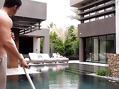 Fantastic and sexy natural brunette Rhaya Shyne kisses her BF and fucks mish