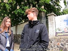 HUNT4K. Boy cant pay for his GF so she makes money