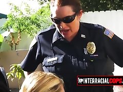 A big white two girls bath ass is riding a black shlong in a back alley!