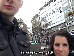 HUNT4K. Cuckold watches how his GF squirts thanks to see thru nifty fucker
